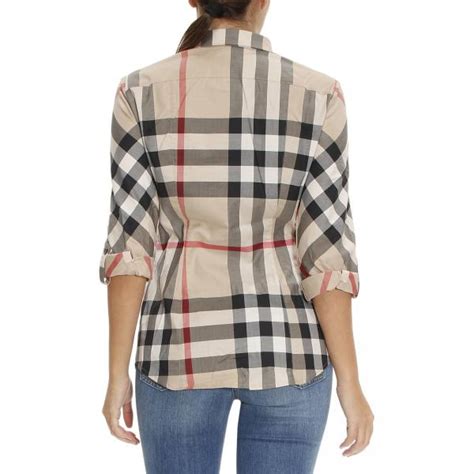 camicia burberry donna cotone elasticizzato scontata|Burberry Limited.